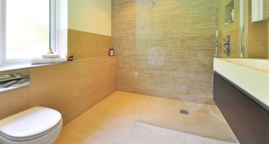 a modern bathroom
